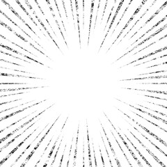 Obraz premium シルバー風のキラキラした漫画の集中線の素材