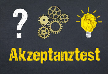 Obraz premium Akzeptanztest 