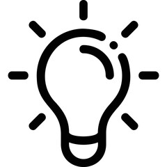 Obraz premium Simple vector icon bulb