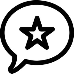 Simple vector icon chat