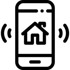 Simple vector icon smartphone
