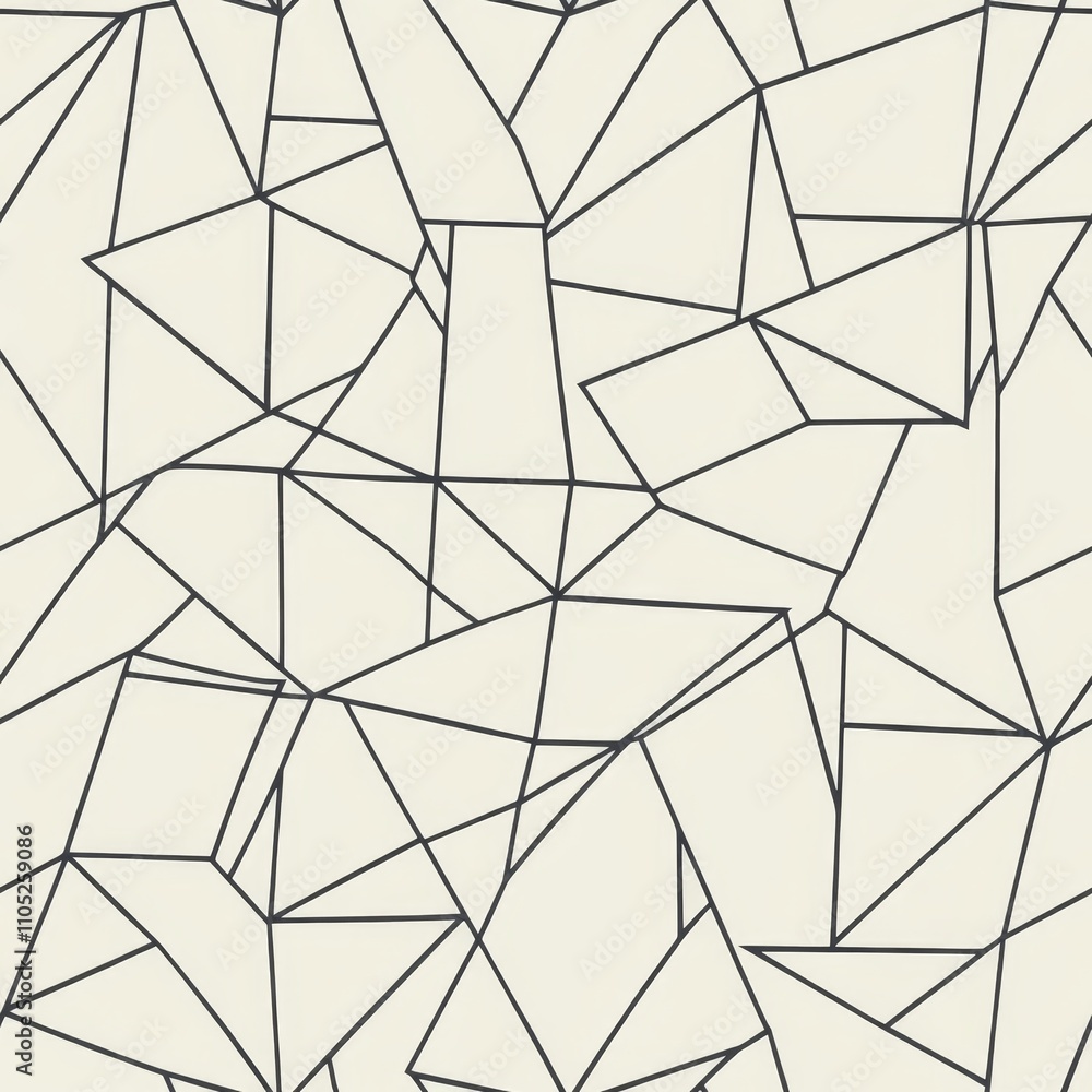 Poster geometric abstract pattern design