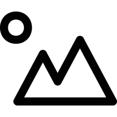 Simple vector icon picture
