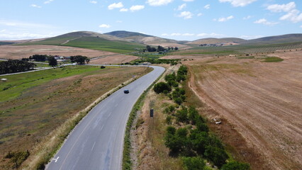 Contermanskloof road Western Cape drone