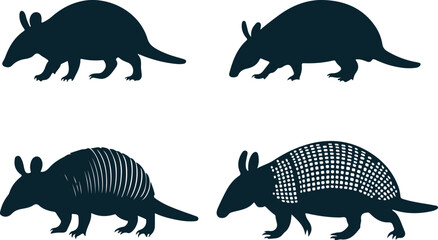 Armadillo Silhouette Clipart