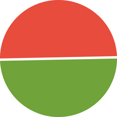 Fototapeta premium Circle Bar Chart