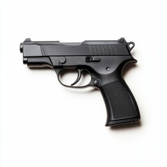 Firearm Isolated on White Background