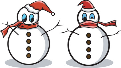 Snow Ball illustration for template logo or brand