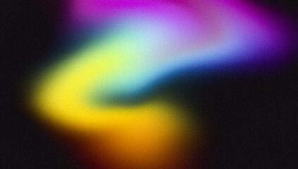 4K Beautiful color gradient background with noise. Abstract pastel holographic blurred grainy gradient banner background texture Colorful digital grain soft noise effect, aesthetic iridescent texture