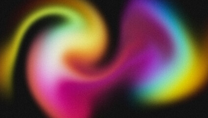 4K Beautiful color gradient background with noise. Abstract pastel holographic blurred grainy gradient banner background texture Colorful digital grain soft noise effect, aesthetic iridescent texture