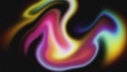 4K Beautiful color gradient background with noise. Abstract pastel holographic blurred grainy gradient banner background texture Colorful digital grain soft noise effect, aesthetic iridescent texture