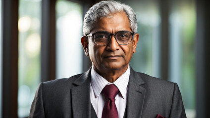Fototapeta premium Senior Indian Businessman