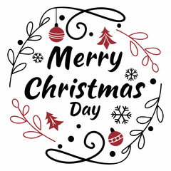 merry christmas lettering