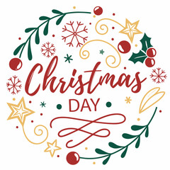 christmas background with snowflakes