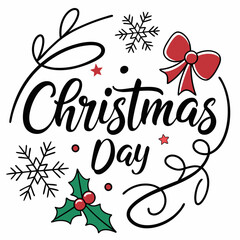  Merry Christmas Day Typography