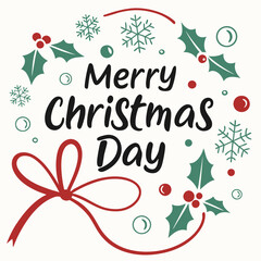 merry christmas and happy new year card