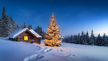 Fototapeta premium 雪と冬の風景
