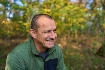 Expressive man portrait