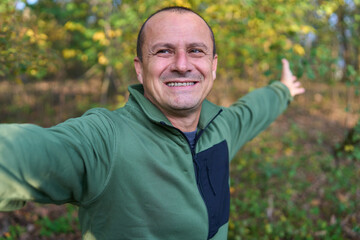 Expressive man portrait