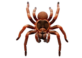 Obraz premium Fake rubber spider isolated on transparent or white background