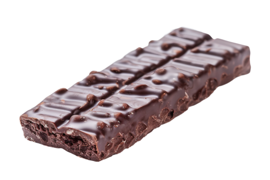 Iconic Chocolate Wafer Bar Perfect for Snacking Isolated on Transparent Background