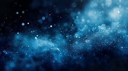 Obraz premium Dark blue abstract galaxy background stars space galaxy