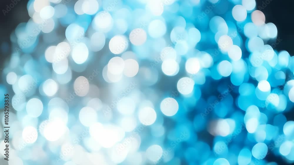 Aufkleber abstract blue bokeh background with soft defocused elements for artistic visual appeal