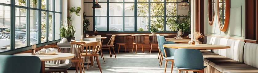 Refined Zero Waste Caf with Sustainable Furniture and Eco Friendly Decor