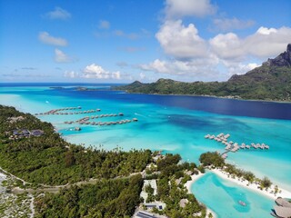 Obraz premium Bora Bora Island, French Polynesia, South Pacific