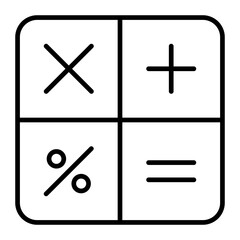 Arithmetic Aesthetics line icon
