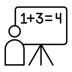 Math Masters line icon
