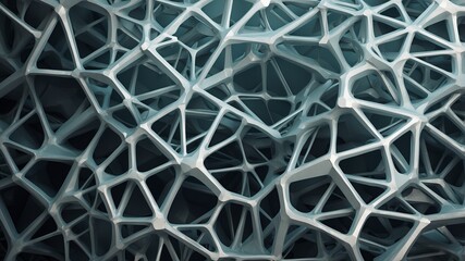 Polygonal networks abstract background.