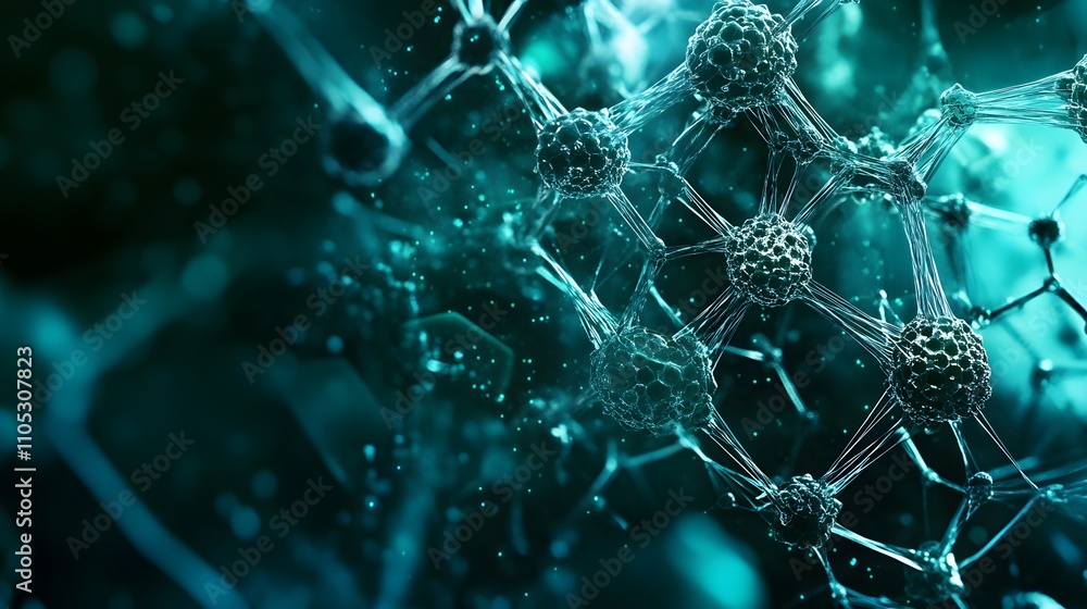 Poster abstract representation of molecular network structure
