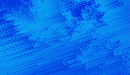 Blue gradient line pattern digital art background