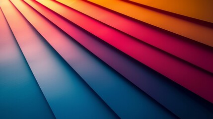 Obraz premium Edge of a Paper Lit Up from a Colorful Flash Light Generative AI