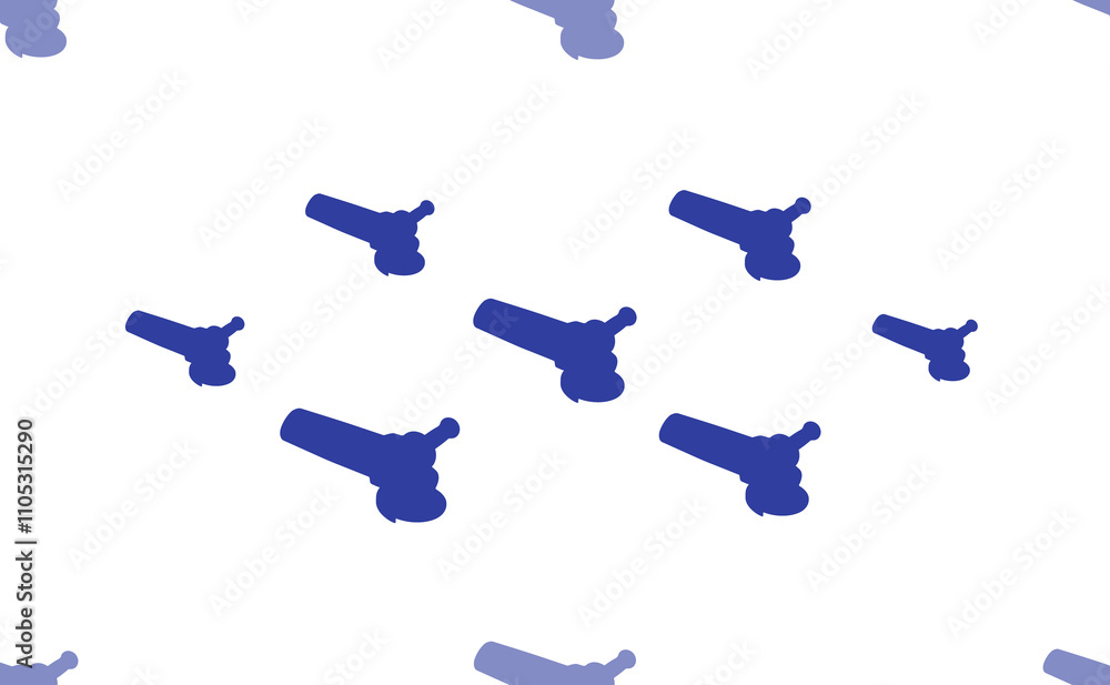 Poster seamless pattern of large isolated blue angle grinder symbols. the pattern is divided by a line of e