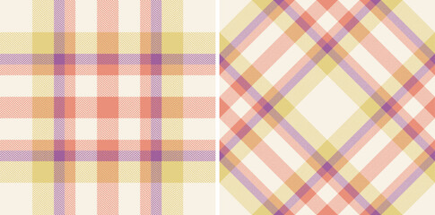 Background texture fabric of vector tartan check with a textile seamless pattern plaid. Set in gradient colors for modern carpets stylish living rooms.