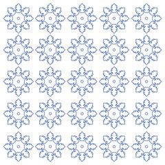 SCANDINAVIAN CHRISTMAS WINTER SNOWFLAKES PATTERN TEXTURE BACKGROUND VECTOR