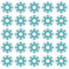 SCANDINAVIAN CHRISTMAS WINTER SNOWFLAKES PATTERN TEXTURE BACKGROUND VECTOR