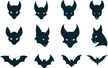Halloween Bat Silhouette Clipart