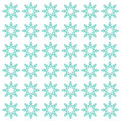 SCANDINAVIAN CHRISTMAS WINTER SNOWFLAKES PATTERN TEXTURE BACKGROUND VECTOR