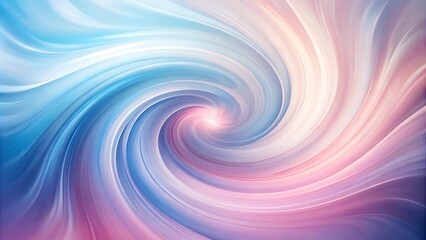 Fototapeta premium Abstract Swirling Pastel Colors A Serene and Calming Vortex of Light Hues