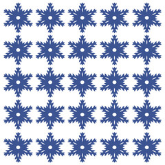 SCANDINAVIAN CHRISTMAS WINTER SNOWFLAKES PATTERN TEXTURE BACKGROUND VECTOR