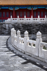View of  the Forbidden City , Beijing , China - a UNESCO World Heritage site
