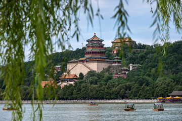 View of Summer Palace in Beijing , China - a UNESCO World Heritage site