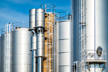 modern industry silo in austria