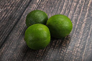 Green sour tropical Lime fruit