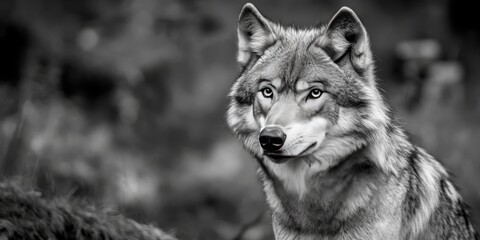 The wolf, also known as the gray wolf or grey wolf, is a fascinating creature known for its social behavior and keen hunting skills. This majestic wolf is an iconic symbol of wildlife.