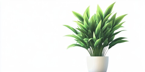 Green plant in pot displayed against a white background. The plant in pot features cutout foliage, and a PNG file with a transparent background is also available for this green plant in pot.