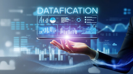 Datafication: The Future of Digital Insights, advanced business analytics, big data innovation, AI-driven insights.